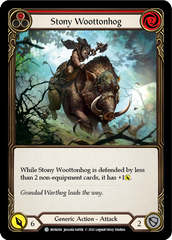 Stony Woottonhog (Red) - Flesh and Blood TCG - MoxLand
