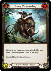 Stony Woottonhog (Blue) - Flesh and Blood TCG - MoxLand