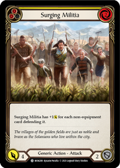 Surging Militia (Yellow) - Flesh and Blood TCG - MoxLand