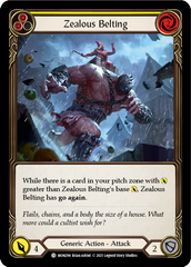 Zealous Belting (Yellow) - Flesh and Blood TCG - MoxLand