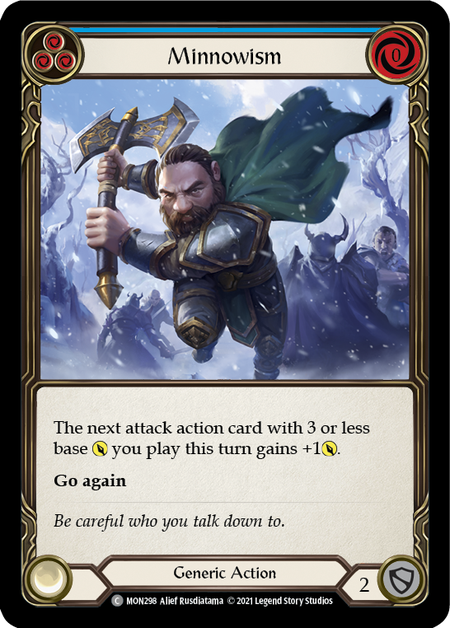 Minnowism (Blue) - Flesh and Blood TCG - MoxLand