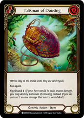 Talisman of Dousing (Yellow) - Flesh and Blood TCG - MoxLand