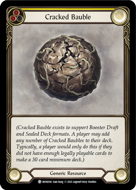 Cracked Bauble (Yellow) - Flesh and Blood TCG - MoxLand