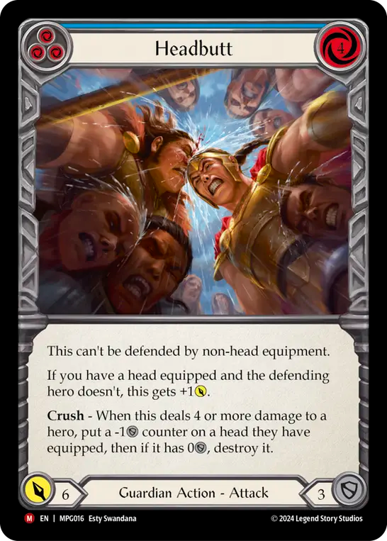 Headbutt (Blue) - Flesh and Blood TCG - MoxLand