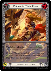 Put 'Em In Their Place (Red) - Flesh and Blood TCG - MoxLand