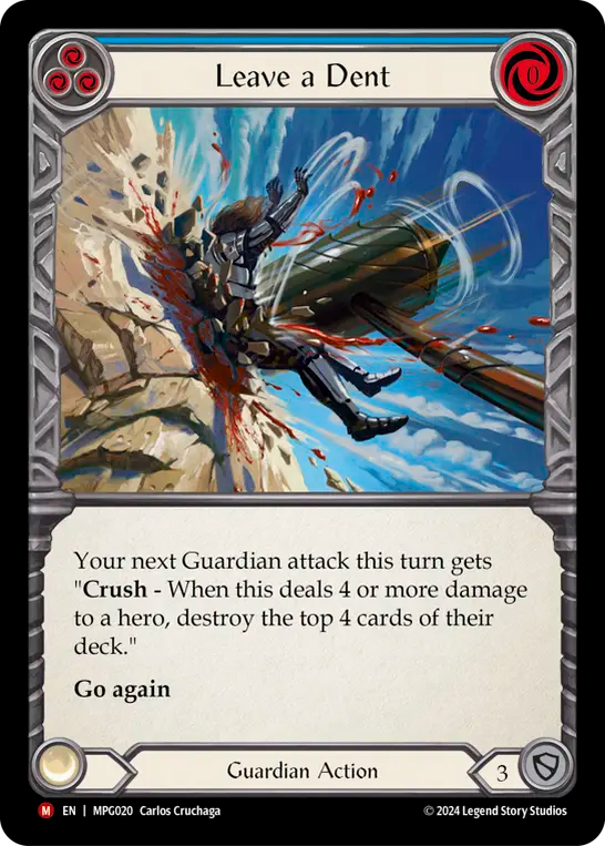 Leave a Dent (Blue) - Flesh and Blood TCG - MoxLand