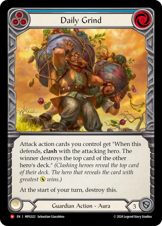 Daily Grind (Blue) - Flesh and Blood TCG - MoxLand