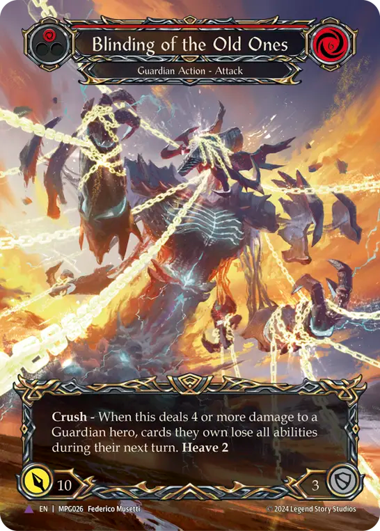 Blinding of the Old Ones (Red) - Flesh and Blood TCG - MoxLand