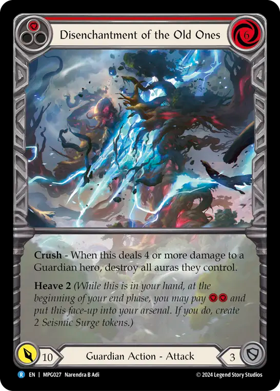 Disenchantment of the Old Ones (Red) - Flesh and Blood TCG - MoxLand