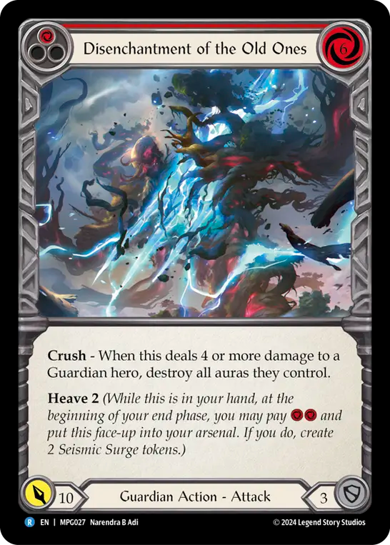 Disenchantment of the Old Ones (Red) - Flesh and Blood TCG - MoxLand