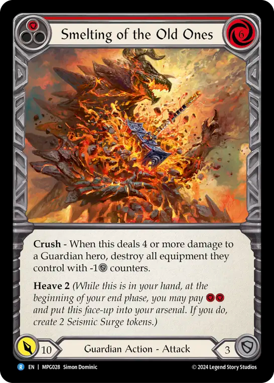 Smelting of the Old Ones (Red) - Flesh and Blood TCG - MoxLand