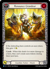 Renounce Grandeur (Red) - Flesh and Blood TCG - MoxLand