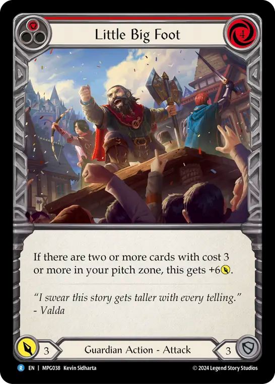 Little Big Foot (Red) - Flesh and Blood TCG - MoxLand