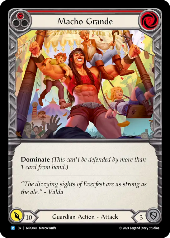 Macho Grande (Red) - Flesh and Blood TCG - MoxLand