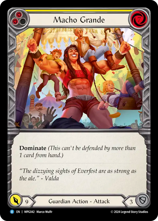 Macho Grande (Yellow) - Flesh and Blood TCG - MoxLand