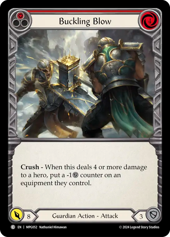 Buckling Blow (Red) - Flesh and Blood TCG - MoxLand