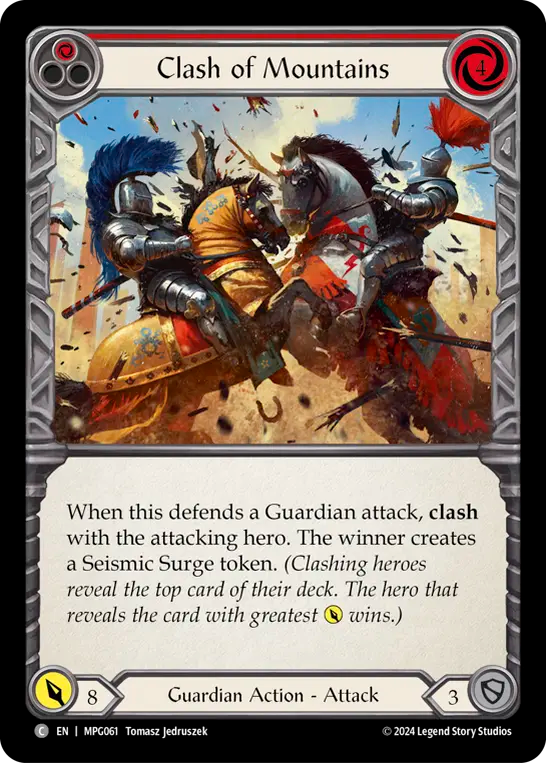 Clash of Mountains (Red) - Flesh and Blood TCG - MoxLand