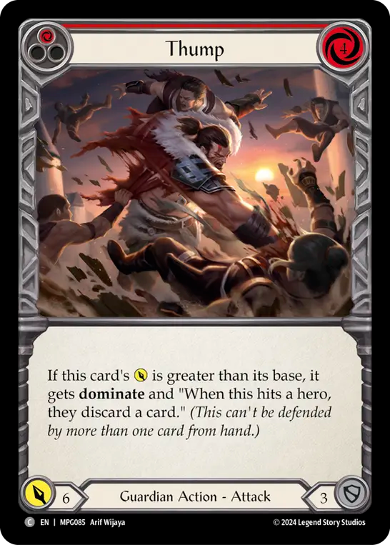 Thump (Red) - Flesh and Blood TCG - MoxLand