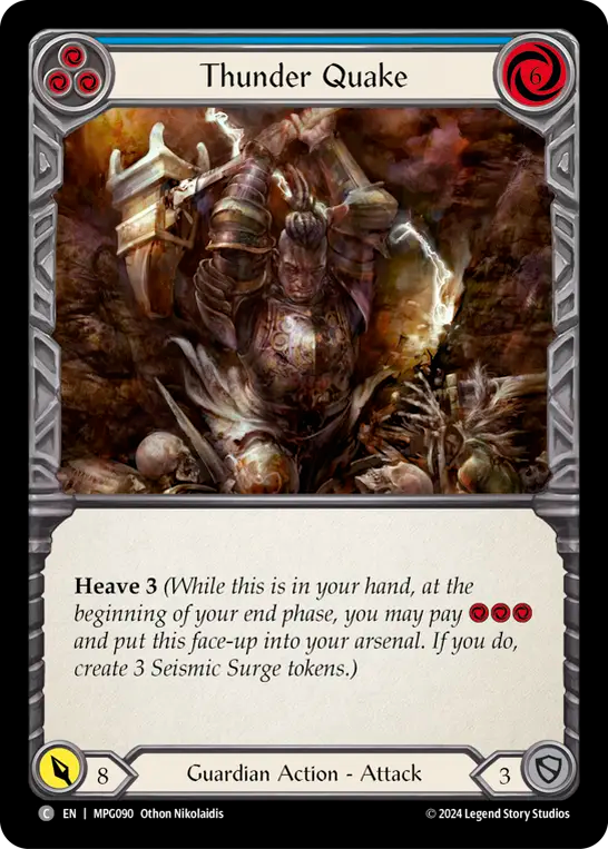Thunder Quake (Blue) - Flesh and Blood TCG - MoxLand