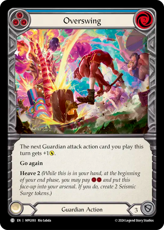 Overswing (Blue) - Flesh and Blood TCG - MoxLand