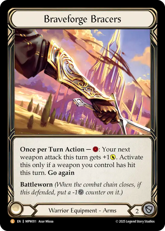 Braveforge Bracers - Flesh and Blood TCG - MoxLand