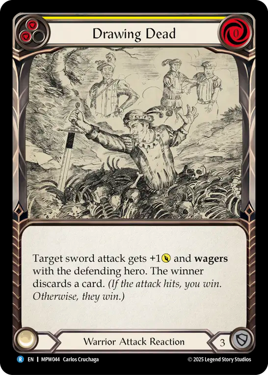 Drawing Dead (Yellow) - Flesh and Blood TCG - MoxLand
