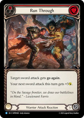 Run Through (Red) - Flesh and Blood TCG - MoxLand