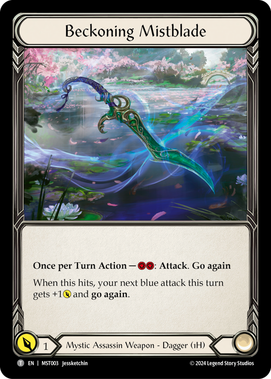 Beckoning Mistblade - Flesh and Blood TCG - MoxLand