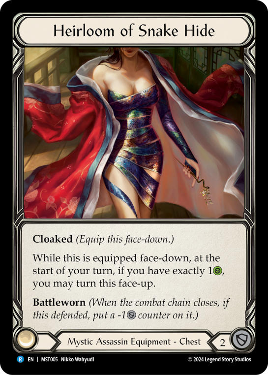 Heirloom of Snake Hide - Flesh and Blood TCG - MoxLand