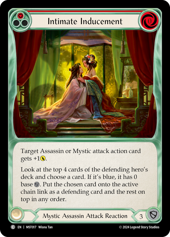 Intimate Inducement (Red) - Flesh and Blood TCG - MoxLand