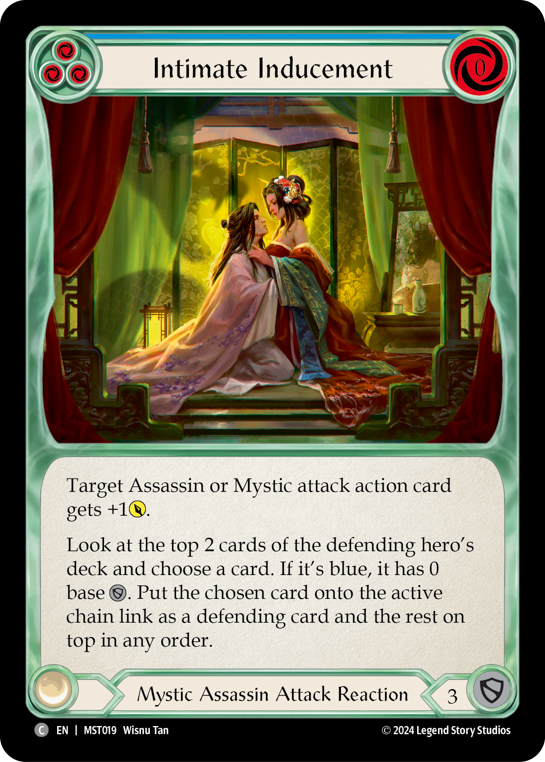Intimate Inducement (Blue) - Flesh and Blood TCG - MoxLand