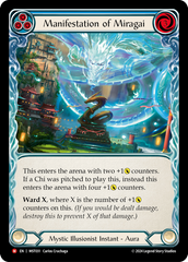 Manifestation of Miragai (Blue) - Flesh and Blood TCG - MoxLand