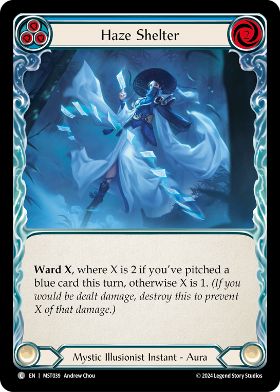 Haze Shelter (Blue) - Flesh and Blood TCG - MoxLand