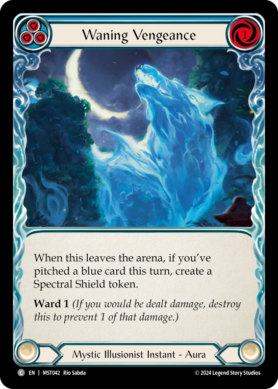 Waning Vengeance (Blue) - Flesh and Blood TCG - MoxLand