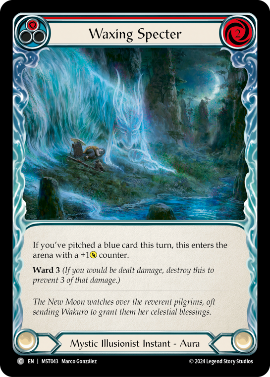Waxing Specter (Red) - Flesh and Blood TCG - MoxLand