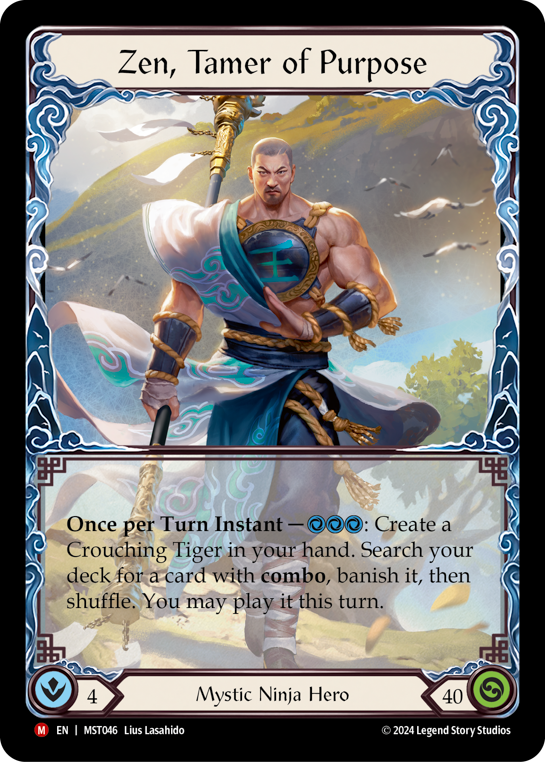 Zen, Tamer of Purpose - Flesh and Blood TCG - MoxLand