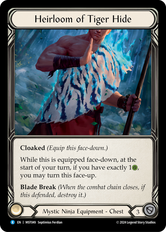 Heirloom of Tiger Hide - Flesh and Blood TCG - MoxLand
