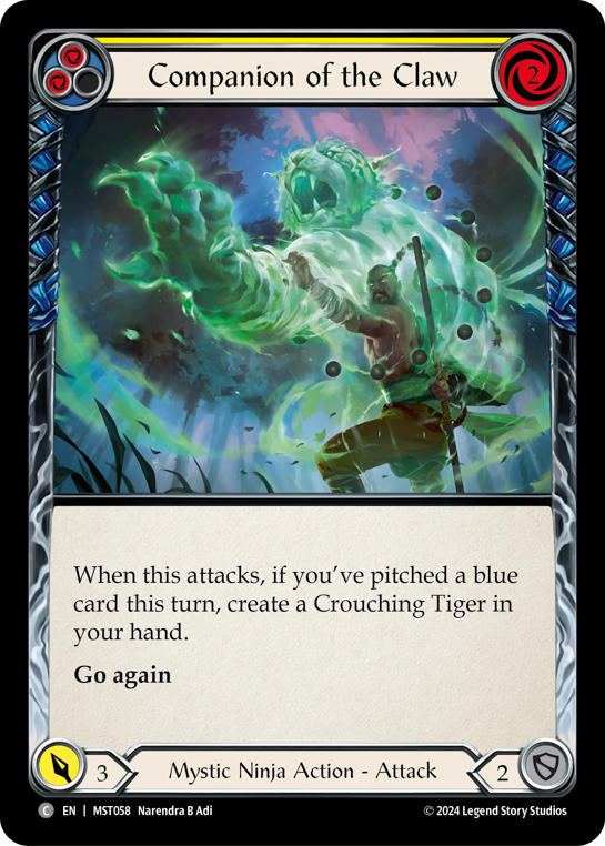 Companion of the Claw (Yellow) - Flesh and Blood TCG - MoxLand