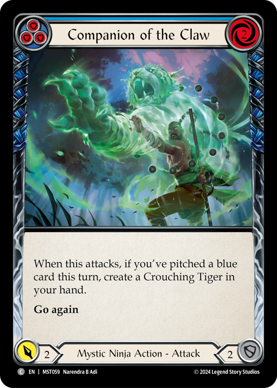 Companion of the Claw (Blue) - Flesh and Blood TCG - MoxLand