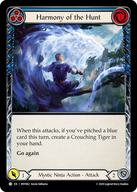 Harmony of the Hunt (Blue) - Flesh and Blood TCG - MoxLand