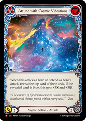 Attune with Cosmic Vibrations (Blue) - Flesh and Blood TCG - MoxLand