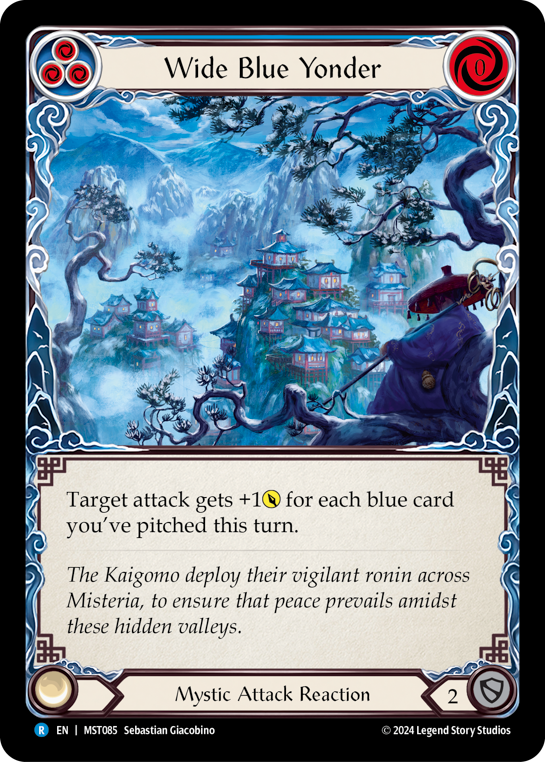 Wide Blue Yonder (Blue) - Flesh and Blood TCG - MoxLand