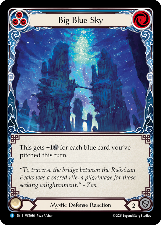 Big Blue Sky (Blue) - Flesh and Blood TCG - MoxLand