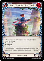 First Tenet of Chi: Wind (Blue) - Flesh and Blood TCG - MoxLand