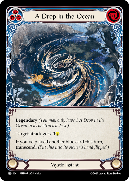 A Drop in the Ocean (Blue) // Inner Chi (Blue) - Flesh and Blood TCG - MoxLand