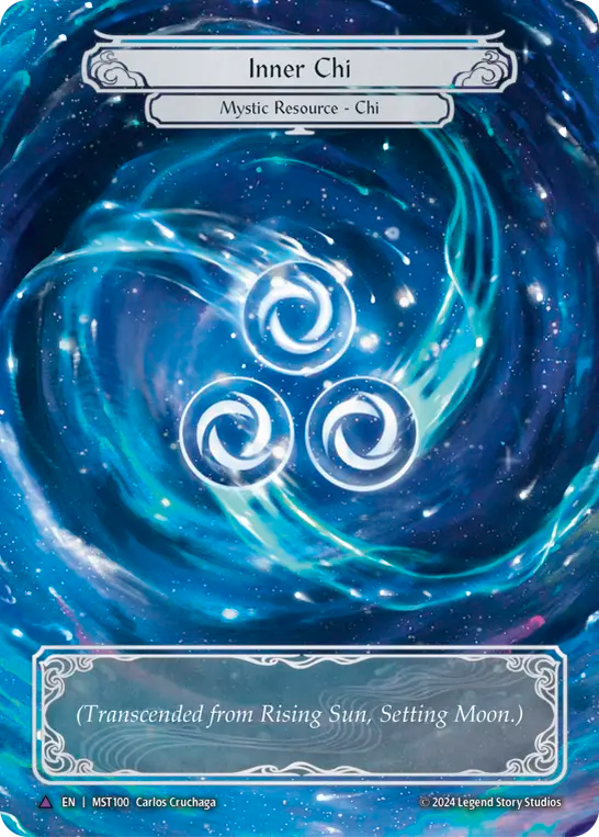 Rising Sun, Setting Moon (Blue) // Inner Chi (Blue) - Flesh and Blood TCG - MoxLand