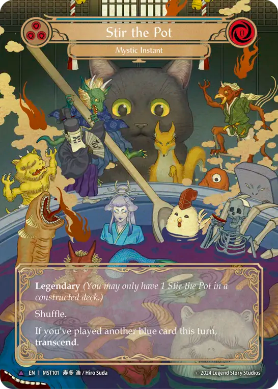 Stir the Pot (Blue) // Inner Chi (Blue) - Flesh and Blood TCG - MoxLand