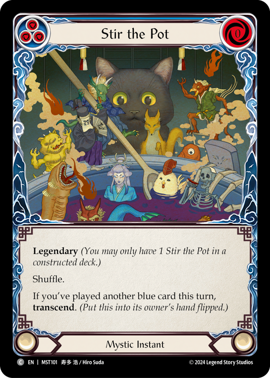 Stir the Pot (Blue) // Inner Chi (Blue) - Flesh and Blood TCG - MoxLand