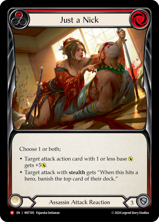 Just a Nick (Red) - Flesh and Blood TCG - MoxLand