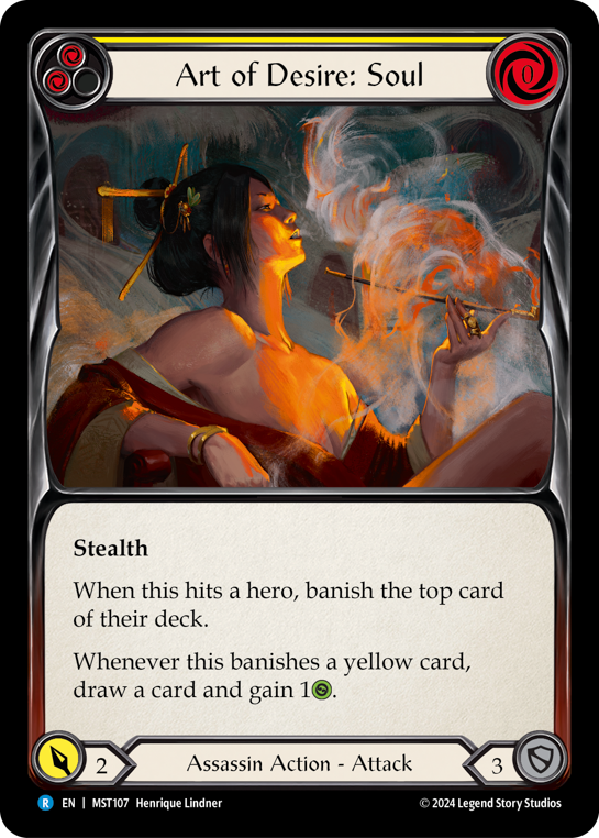 Art of Desire: Soul (Yellow) - Flesh and Blood TCG - MoxLand